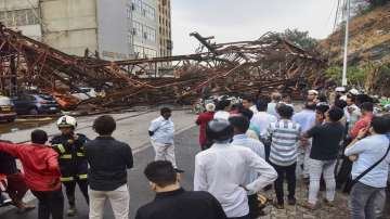 Mumbai hoarding collapse in Ghatkopar area