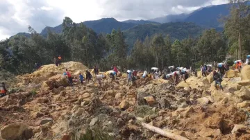 Papua New Guinea landslide 