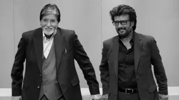 Amitabh Bachchan and Rajnikanth