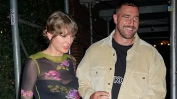 Taylor Swift and Travis Kelce 