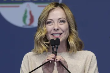 Italian PM Giorgia Meloni