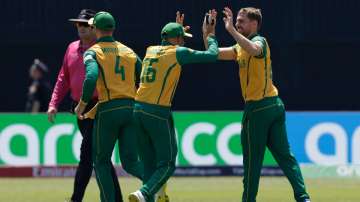 Anrich Nortje registered the best figures for South Africa in T20 World Cup history as he ran through Sri Lankan batting line-up