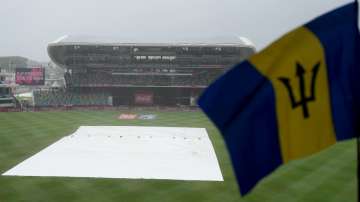 Barbados weather shows a forecast of rain during the India vs Afghanistan match on Thursday, June 20