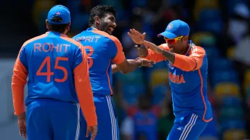 Jasprit Bumrah with three wickets and Suryakumar Yadav with a quickfire half-century starred for India in their first Super 8 clash