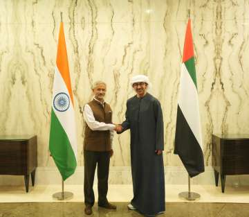 Jaishankar met Abdullah bin Zayed Al Nahyan during a brief visit to the UAE on Sunday