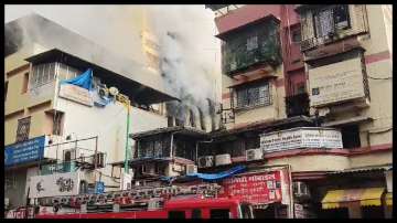 Fire erupts at Arjun Tower in Thane