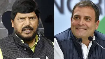 Athawale wishes Rahul Gandhi with his wit