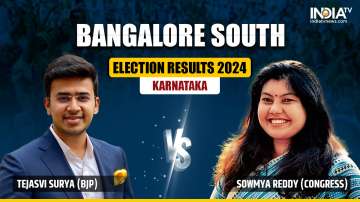 Bangalore South Lok Sabha Election Results 2024: Tejasvi Surya (BJP) vs Sowmya Reddy (Congress)