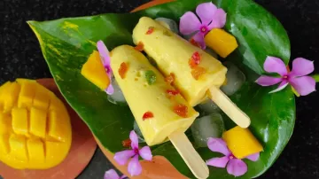 homemade Mango Malai Kulfi