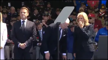 Biden, France, awkward moment