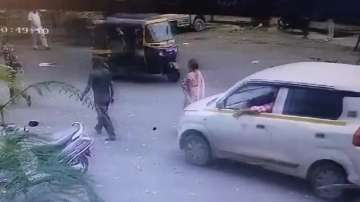 Snapshot from CCTV footage of the accident