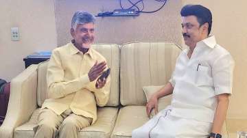TDP chief N Chandrababu Naidu and Tamil Nadu CM MK Stalin