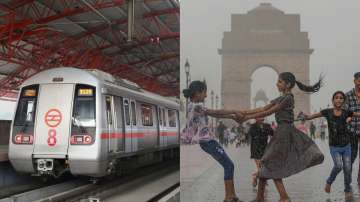 Delhi metro, Delhi rains, Delhi weather