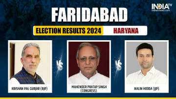 Faridabad Election Results 2024: Will BJP's luck shine again with Krishan Pal Gurjar?