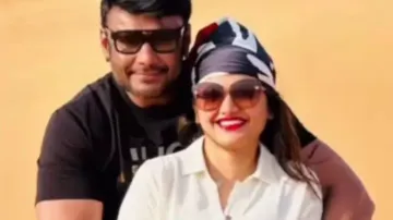 Darshan Thoogudeep and Pavitra Gowda