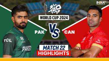 Pakistan vs Canada.