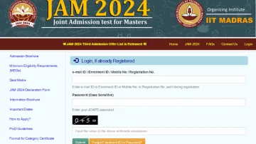 IIT JAM 2024 third admission list