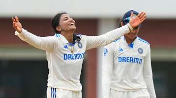 Sneh Rana eight wickets in Test innings record