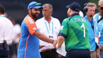 Rohit Sharma and Paul Stirling.