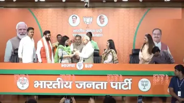 Kiran Choudhry and daughter Shruti join BJP 