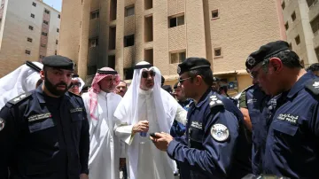 Kuwait's Deputy Prime Minister and Minister of Defense and acting Interior Minister, Fahad Yusuf Al-