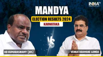 Mandya Lok Sabha Election Results 2024: HD Kumaraswamy (JDS) vs Venkataramane (Congress)