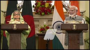 PM Modi with Sheikh Hasina