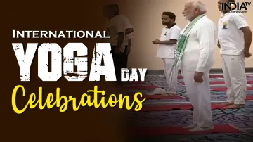 PM Modi performs yoga in Srinagar