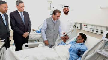 Kuwait fire: MoS Kirti Vardhan Singh visits hospitals in Kuwait