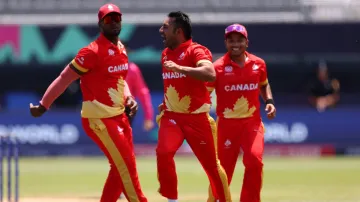 Canada captain Saad Bin Zafar.