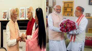 PM Modi meets Advani and Joshi