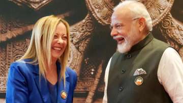 PM Modi with Italian PM Giorgia Meloni during G20 Summit