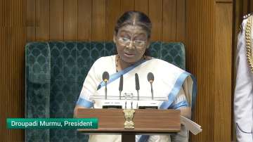President Droupadi Murmu addresses the joint session of Parliament