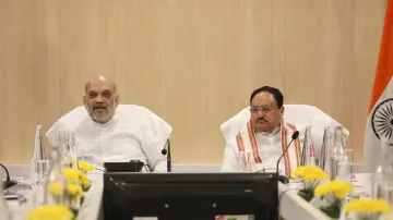 Home Minister Amit Shah and BJP chief JP Nadda