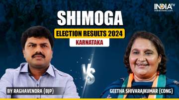 Shimoga Lok Sabha Election Results 2024: BY Raghavendra (BJP) vs Geetha Shivarajkumar (Congress)