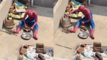 Spiderman viral video, viral video, trending, trending news, trending stories