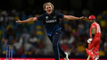 Namibia's Ruben Trumpelmann, T20 World Cup 2024