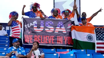 USA supporters during their game against Ireland in Florida.