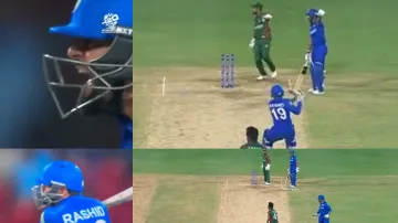 Rashid Khan was absolutely furious at his teammate Karim Janat when he was refused a double during game against Bangladesh