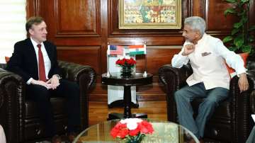 US National Security Advisor Jake Sullivan with S Jaishankar in Delhi
