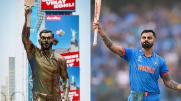 Virat Kohli's larger-than-life statue