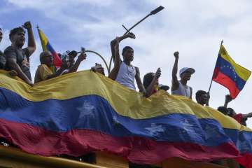 Aftermath of presidential election in Venezuela, in Puerto La Cruz