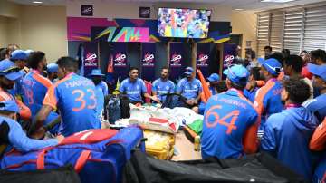 Rahul Dravid gave a farewell speech to his team in the dressing room after India's T20 World Cup win