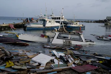 Destruction caused by Hurricane Beryl