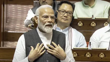 PM Modi in Rajya Sabha