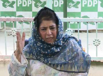 JKPDP leader Mehbooba Mufti