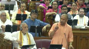 UP CM Yogi Adityanath in the assembly