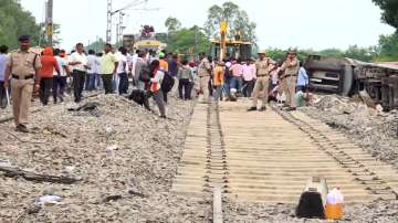 Dibrugarh Express accident Restoration work