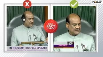 Om Birla, Fact Check 