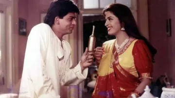 Juhi Chawla and Shah Rukh Khan